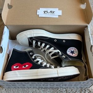 Chuck 70 CDG Play Black/White